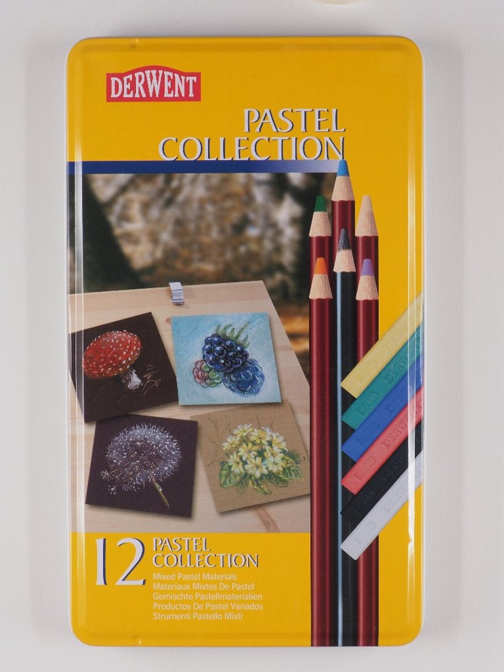 DERWENT Art supplies set vintage Pastel Collection Blocks pencils 12 set